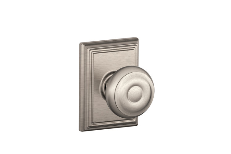 Georgian Knob with Addison Trim Hall and Closet Lock