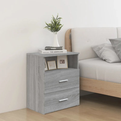 Isia 2 Drawer Bedside Table