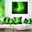 Designs on Black - Coussin imprimé abstrait-30734837