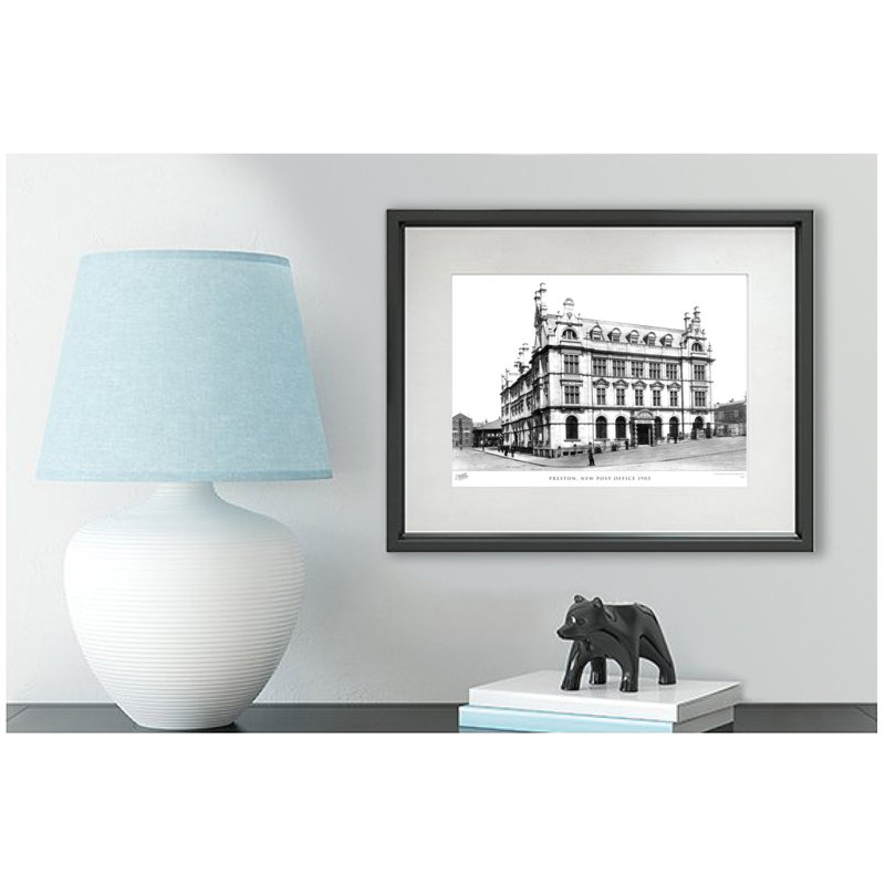 Preston, New Post Office 1903 - Single Picture Frame Print, 40cm H x 50cm W x 2.3cm D