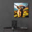  «Highland Cow Sun lunettes 1» par Rey Klimt, art mural en verre acrylique-932102773
