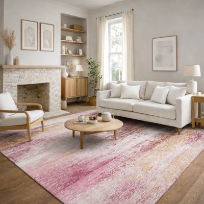 Tapis abstrait lavable à la machine de qualité supérieure Mayfield AMF2402