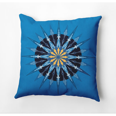 Housse de coussin carrée extérieure en roue de mer et insert