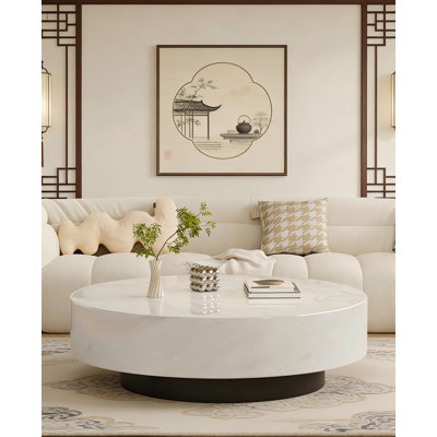 Table basse ronde pour le salon Minimalis