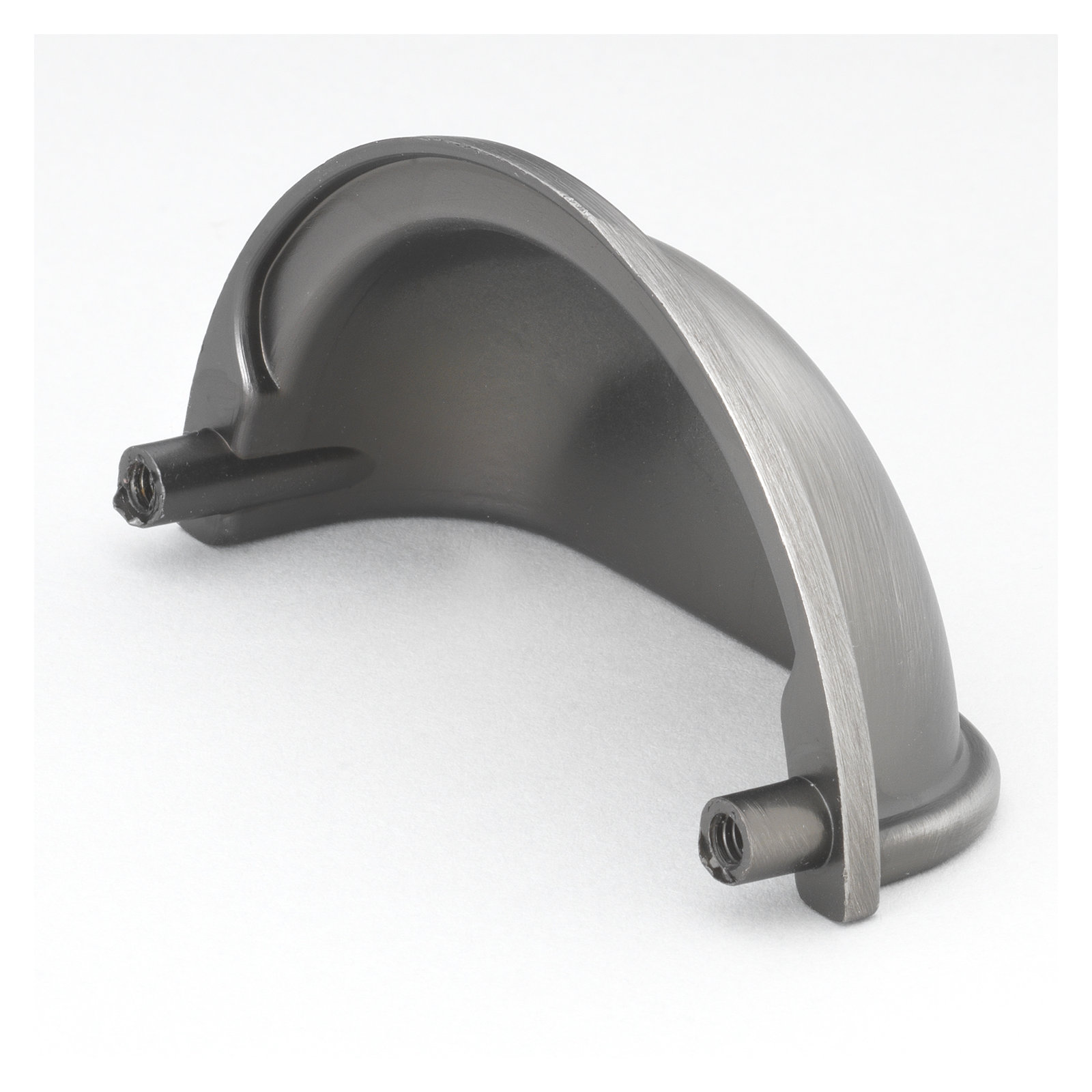 Classic 3" Center to Center Cup/Bin Pull, Satin Pewter