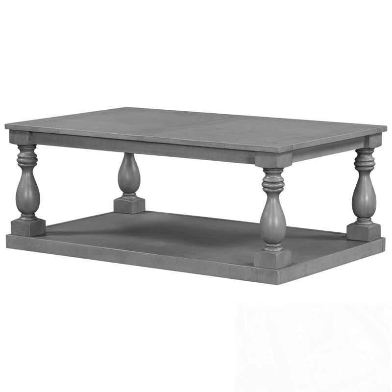 Coffee Table with bottom shelf
