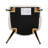 Khanya 19.75'' H Velvet Upholstered Oak Side Chair-1332638740