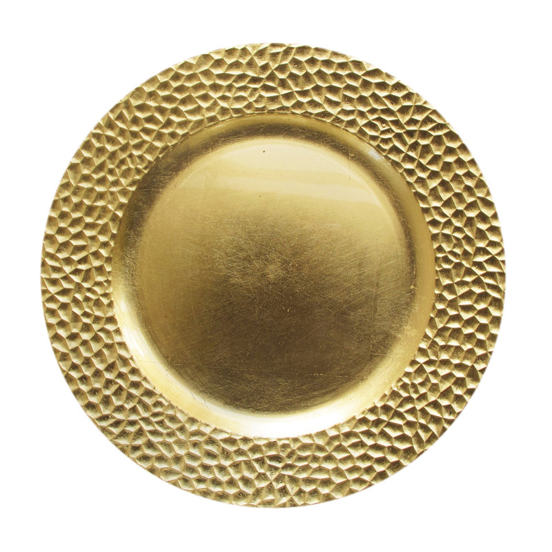 Plat de service 13 po, Or