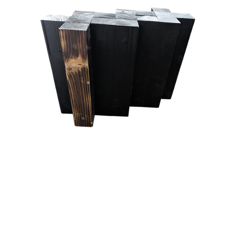 Handcrafted Solid Wood Side Table