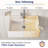 DeerValley 23" x 18" White Rectangular Vitreous China Wall Mount Bathroom Sink with Overflow & Single Faucet Hole