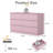 Modern 6 Drawer Double Dresser For Bedroom-1212319264