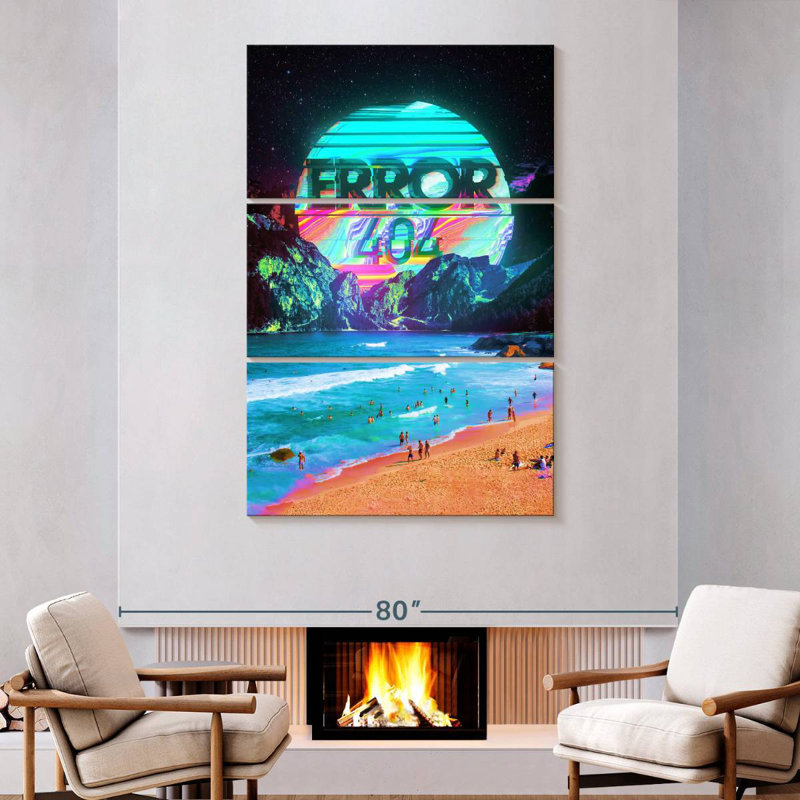 Kelan Error I, 74" H x 48" W