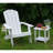 Lounge chair, suitable for all seasons: Outdoor lounge chair, made of sturdy HIPS material, equipped with 304 stainless steel accessories.-1671727553