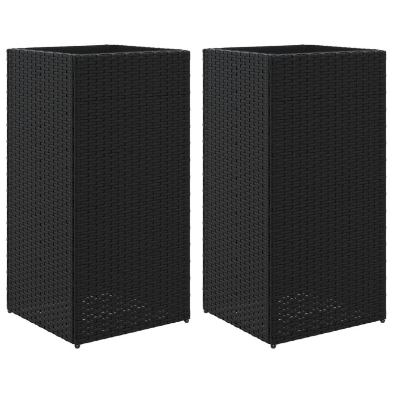 Planter Box, 80cm H x 40cm W x 40cm D, Black