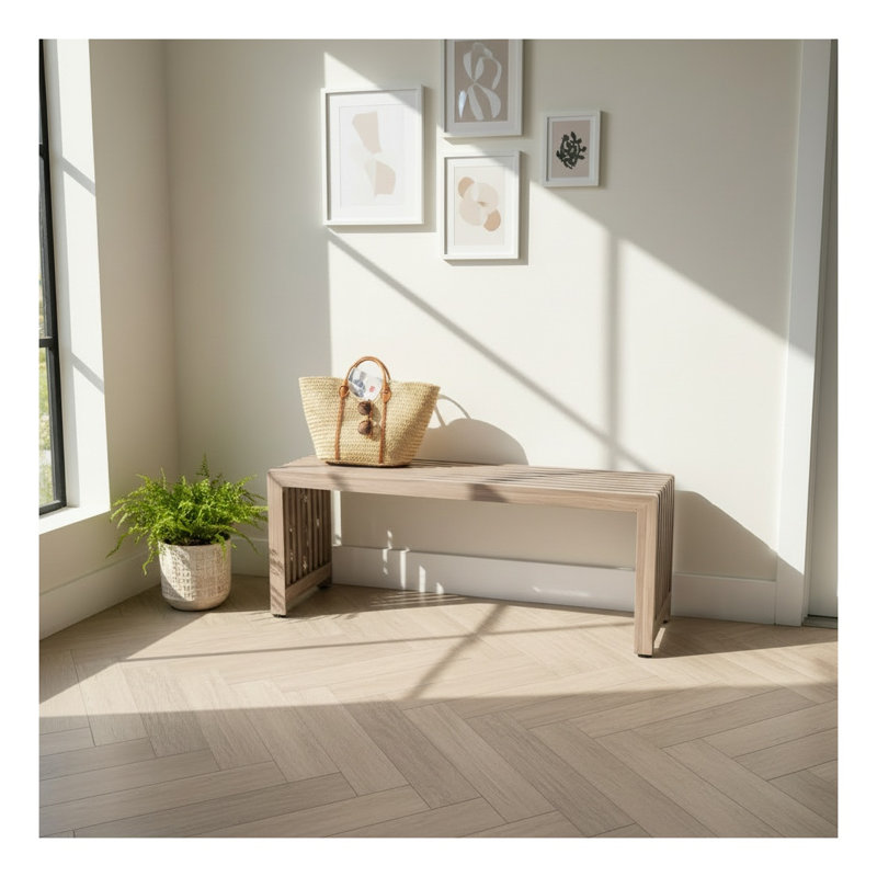Dune Rounded Bench - Ash Brown