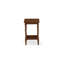 Ensemble de lit 3 pièces Granbury avec structure de lit en bois capitonné et 2 tables de chevet en bois de noyer antique-447034944