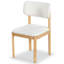 Chaise de salle à manger rembourrée Kestra