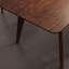 Table de salle à manger rectangulaire en bois massif brun-1097018342