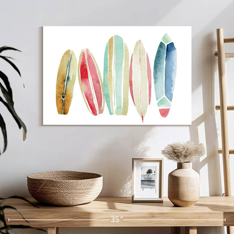 Senne Surfboards In A Row, 16" H x 24" W