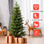 2.95' H Lighted Artificial Fir Christmas Tree