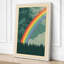 Rainbow After Storm Retro - Wrapped Canvas-822844720-822844722