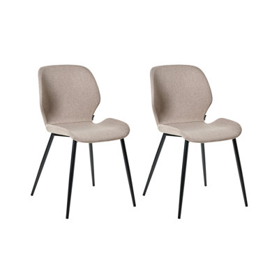 Set of 2 Conference Chairs HOLLAND Fabric