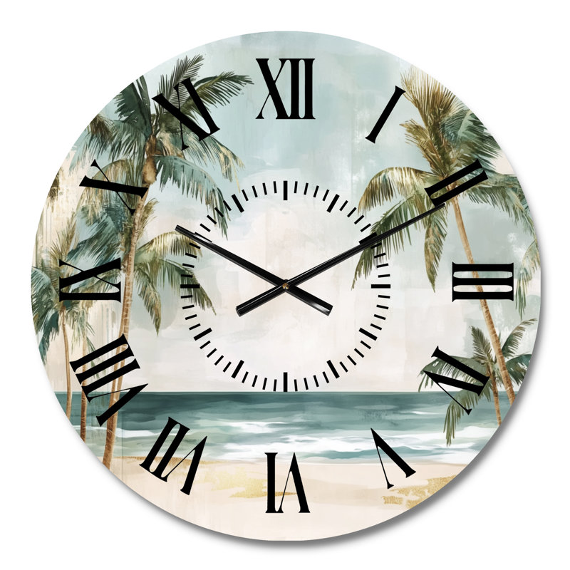 Horloge murale Palms, Médium