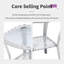 Table d'appoint en osier et verre Bonia-972469936