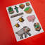 Minecraft wall stickers, stickers, self -adhesive murals, 6 sheets