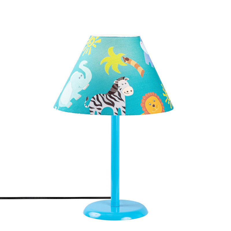 Lampe de table bleue 18,11 po McTeer