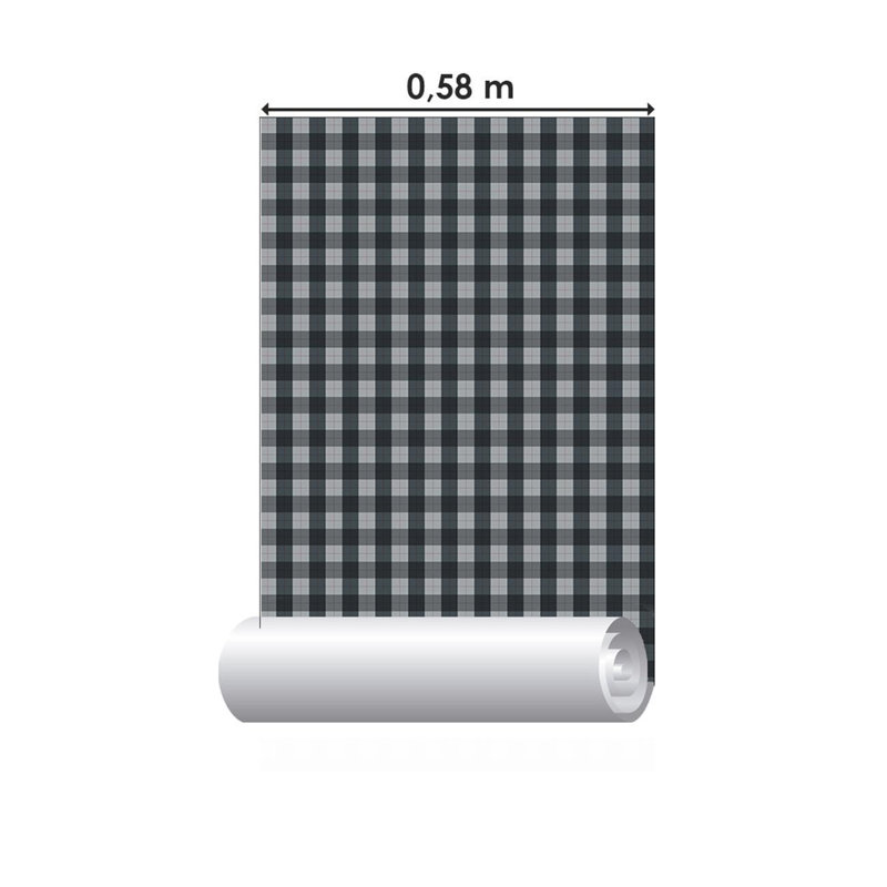 Rouleau de papier peint adhésif Hockinson, 126" L x 24" W