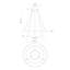 Lustre 2 lumières Cerchio-98799093-98799094