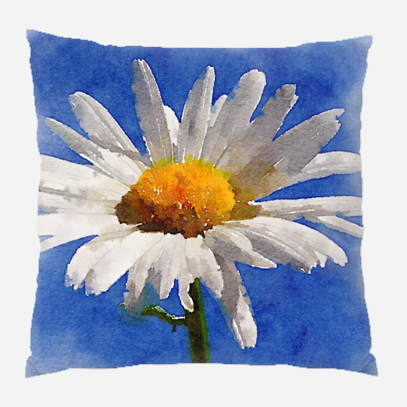 Housse de coussin Kerr Daisy, Microsuède, Intérieur
