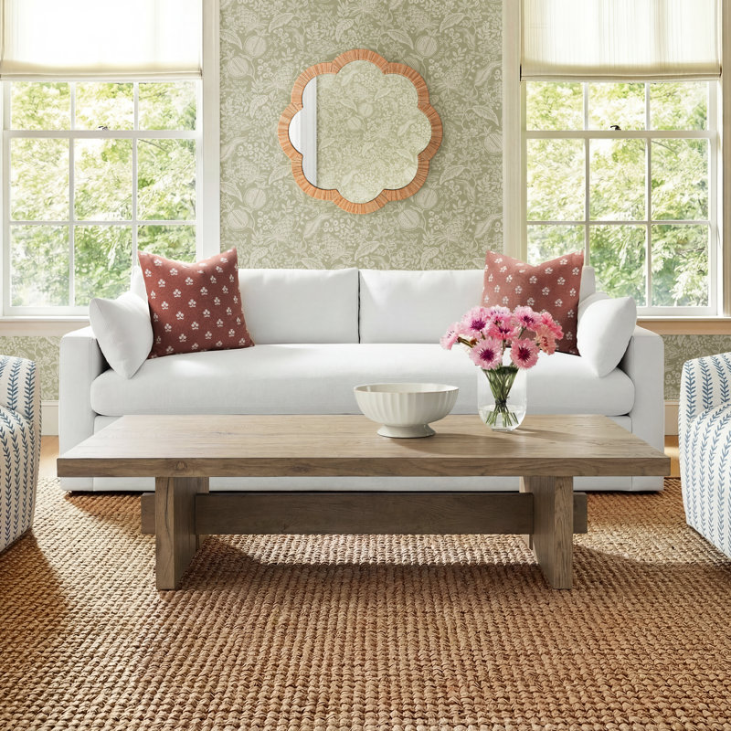 Conti Single Coffee Table, Medium Brown