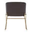 Huntleigh 46cm H Upholstered Parsons Chair in Brown