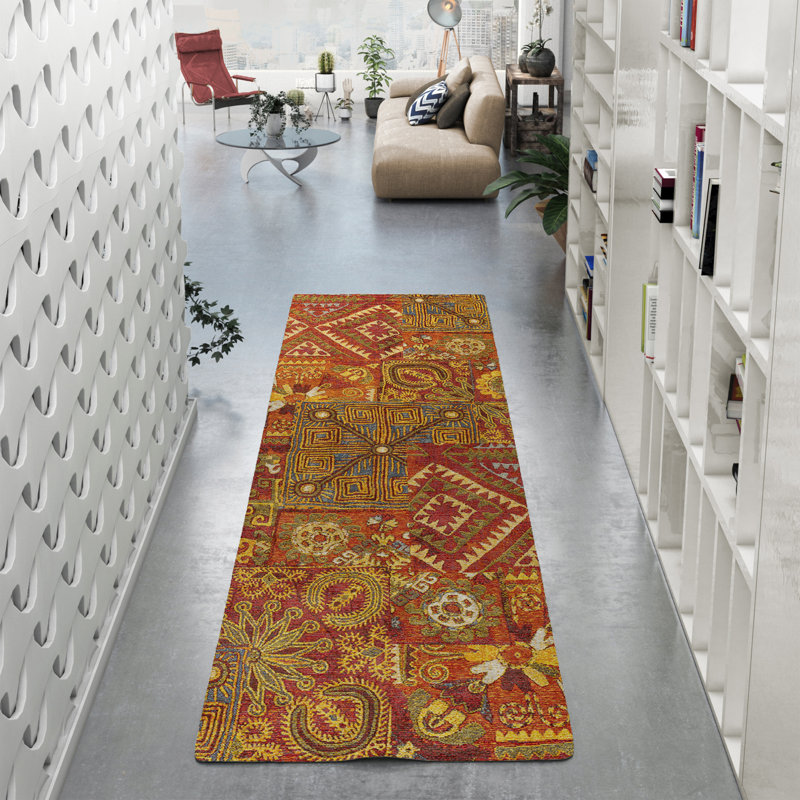 Episkopi Patchwork Indoor Rug, Runner 2'11" x 7'8"