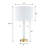 Shibata 26'' Alabaster Table Lamp with USB