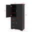 Armoire de rangement haute et spacieuse avec tiroirs et portes inclus-1554534073