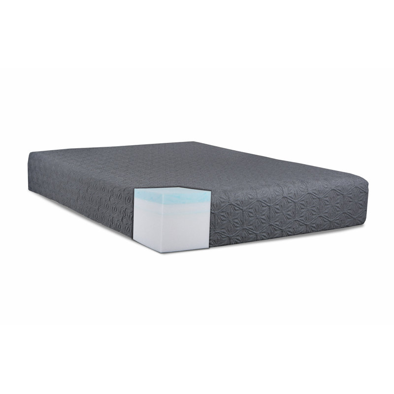 Matelas en mousse viscoélastique moyenne 12 "White Noise, Très grand