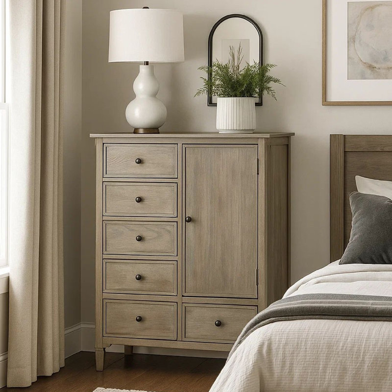 Wayland Solid Wood Accent Cabinet