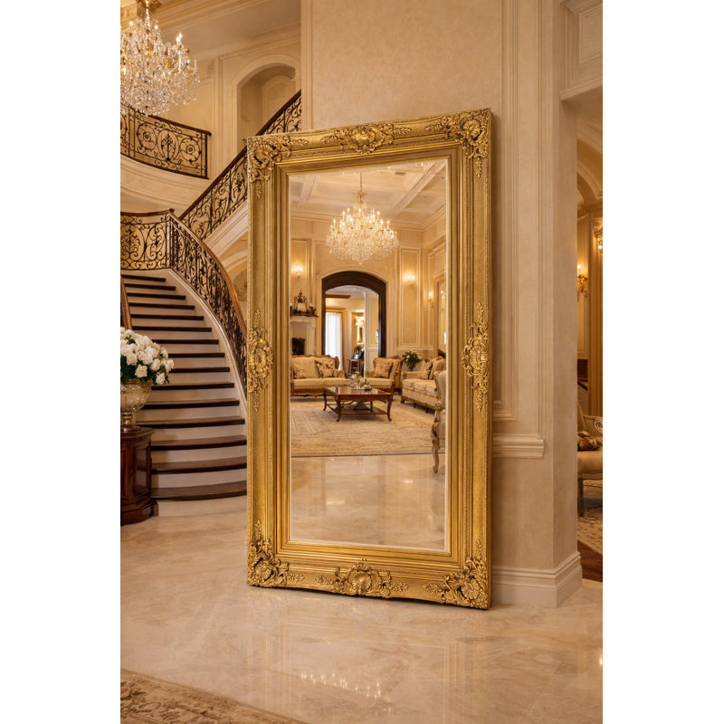 Infinity Rectangle Solid Wood Beveled Mirror