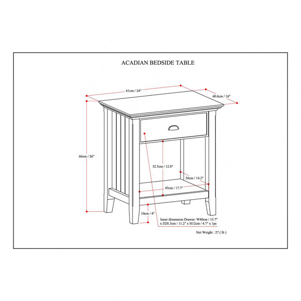 Product Dimensions