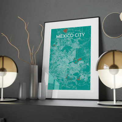«Mexico City Map», impression
