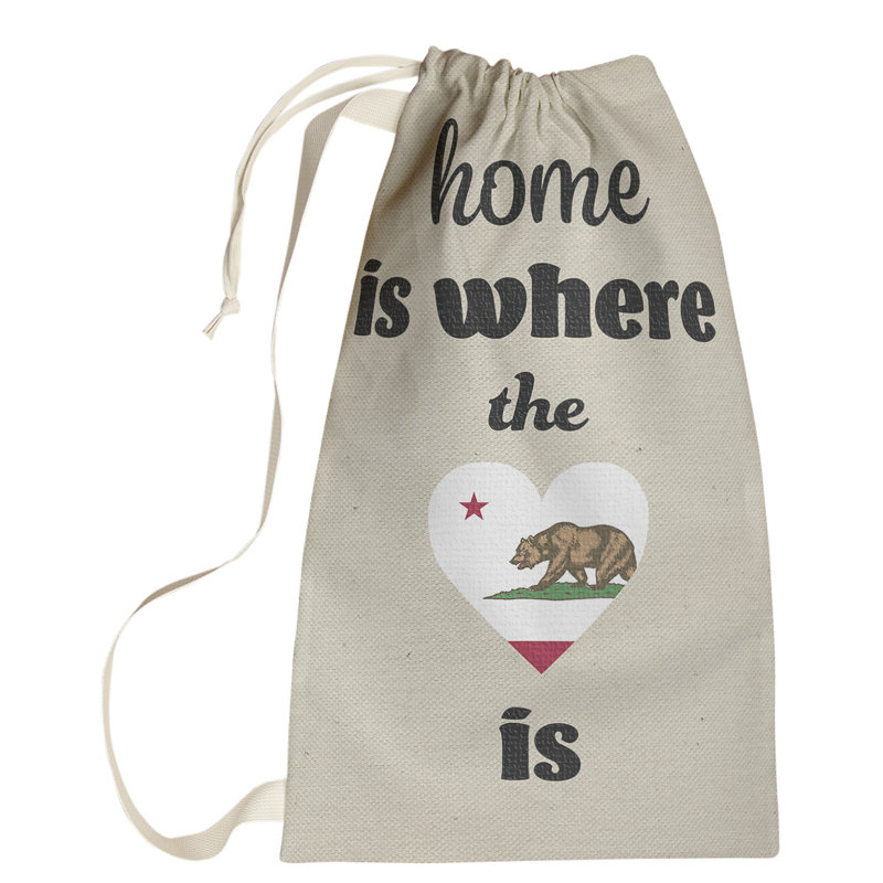Sac à lessive Heart, Petit (H 64 po x l 20 po x 1,5 po), Californie