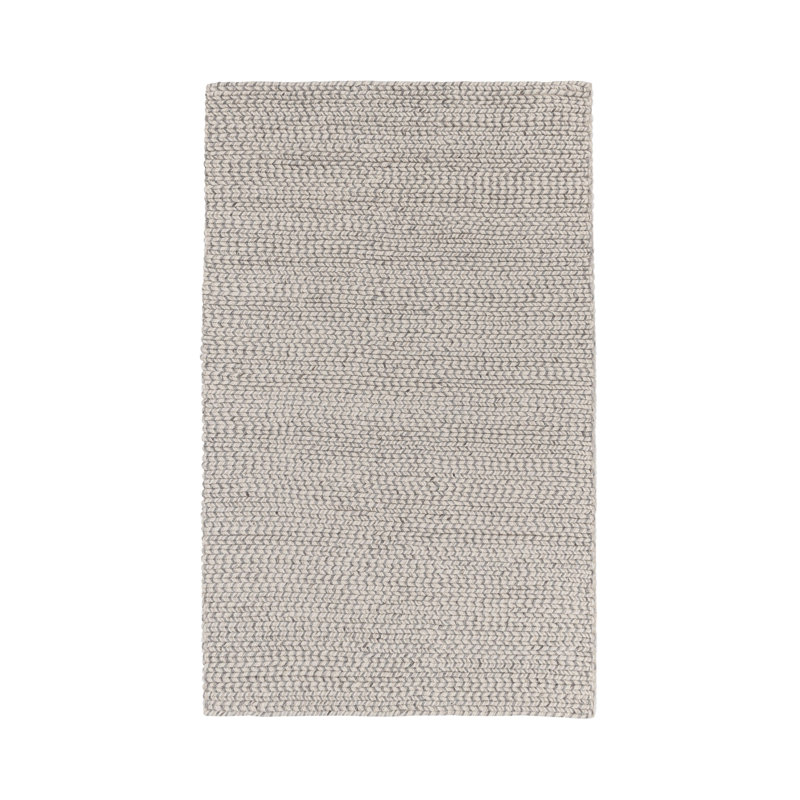 Tapis décoratif en laine mélangée à la main Dawson, Rectangle de 5 pi x 8 pi