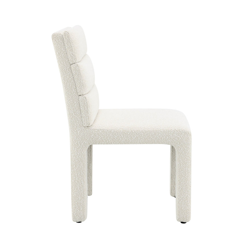2 chaises d'appoint beige Boucle