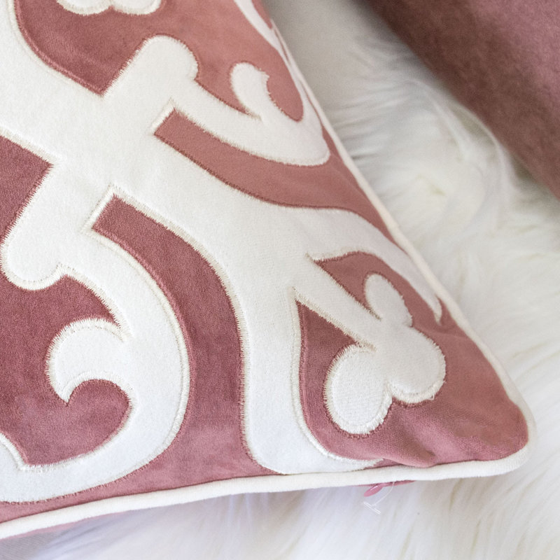 Galea Geometric Velvet Throw Pillow