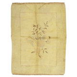 High-Quality Hand-Knotted Gold Area Rug