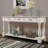 63Inch Long Wood Console Table With 3 Drawers And 1 Bottom Shelf For Entryway Hallway Easy Assembly Extra-Thick Sofa Table-25010875