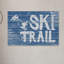 Piste de ski-impression d’art textuel sur bois-26009314